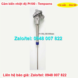 Cảm biến nhiệt độ Pt100 dài 300mm phi 6 Tempsens